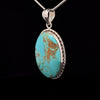 Sterling Silver Kingman Turquoise Pendant