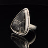 Sterling Silver Tourmalated Quartz Ring Size 7