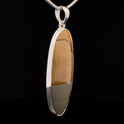 Sterling Silver Wildhorse Picture Jasper Pendant