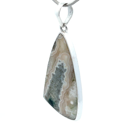 Sterling Silver Ocean Jasper Pendant