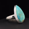 Sterling Silver Kingman Turquoise Ring Size 7