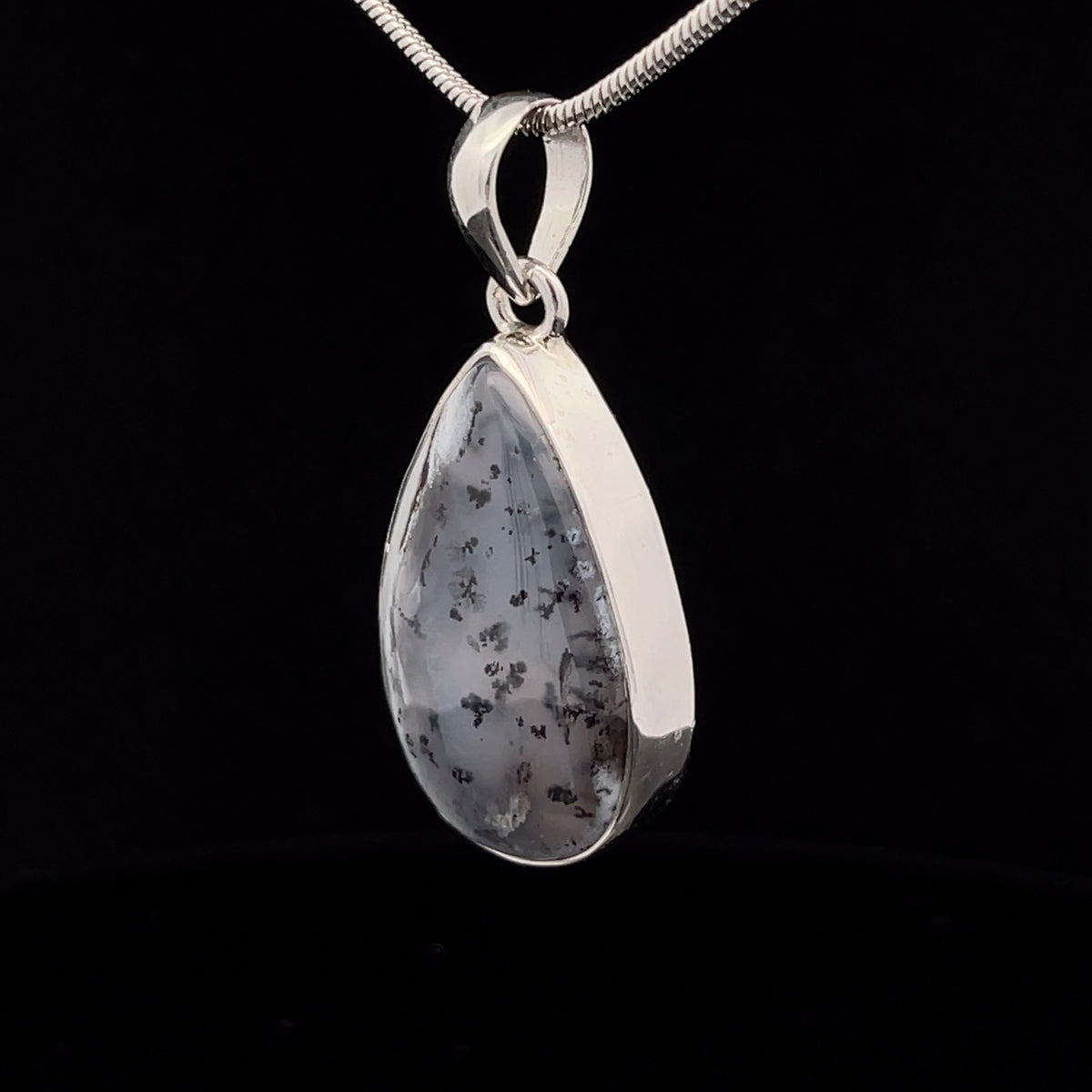 Sterling Silver Dendritic Opal Pendant