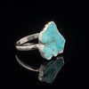 Sterling Silver Raw Turquoise Ring Size 7