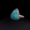 Sterling Silver Kingman Turquoise Ring Size 7