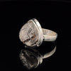 Sterling Silver Tourmalated Quartz Ring Size 7