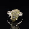 Sterling Silver Moldavite Ring Size 7