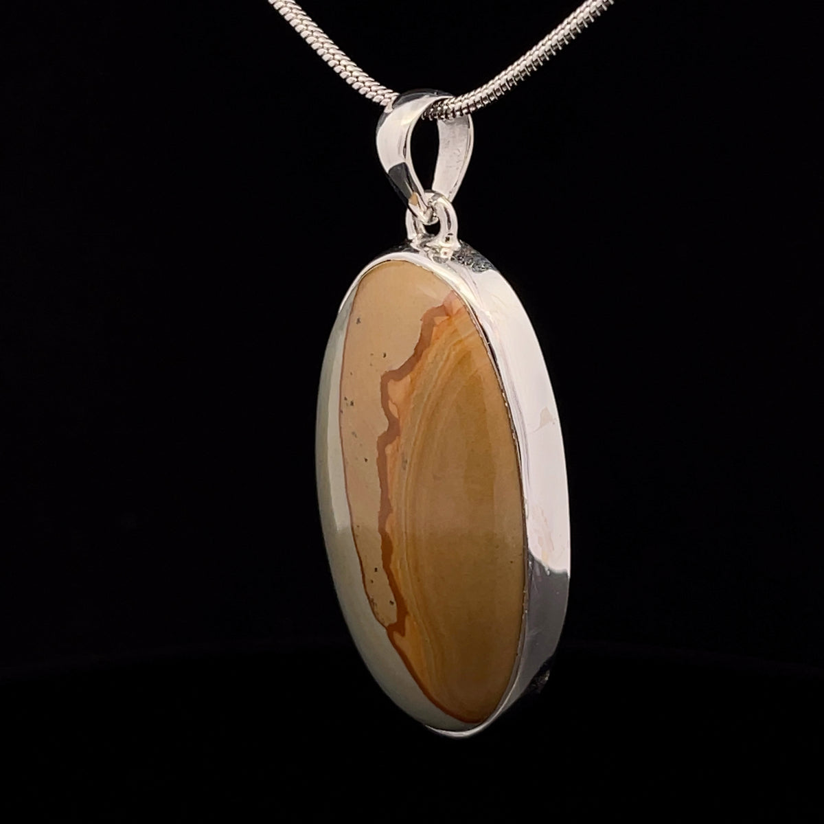 Sterling Silver Wildhorse Picture Jasper Pendant
