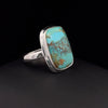 Sterling Silver Kingman Turquoise Ring Size 7