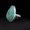 Sterling Silver Kingman Turquoise Ring Size 7