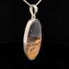 Sterling Silver Petrified Palm Wood Pendant