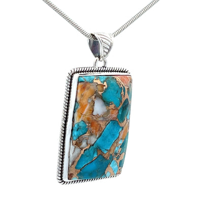 Sterling Silver Spiny Oyster Pendant