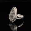 Sterling Silver Tourmalated Quartz Ring Size 7