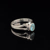 Sterling Silver Swiss Topaz Ring Size 7