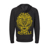 Heather Charcoal Gray Tiger Zip Up