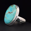 Sterling Silver Kingman Turquoise Ring Size 7