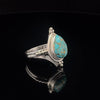 Sterling Silver Turquoise with Copper Inclusions Ring Size 7