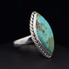 Sterling Silver Kingman Turquoise Ring Size 5.5