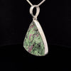 Sterling Silver Ruby In Zoisite Pendant