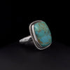 Sterling Silver Kingman Turquoise Ring Size 7