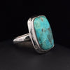 Sterling Silver Kingman Turquoise Ring Size 5