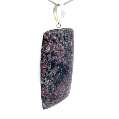 Sterling Silver Eudialyte Pendant