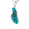 Sterling Silver Raw Kingman Turquoise Pendant