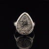 Sterling Silver Tourmalated Quartz Ring Size 6