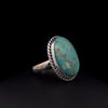 Sterling Silver Kingman Turquoise Ring Size 7