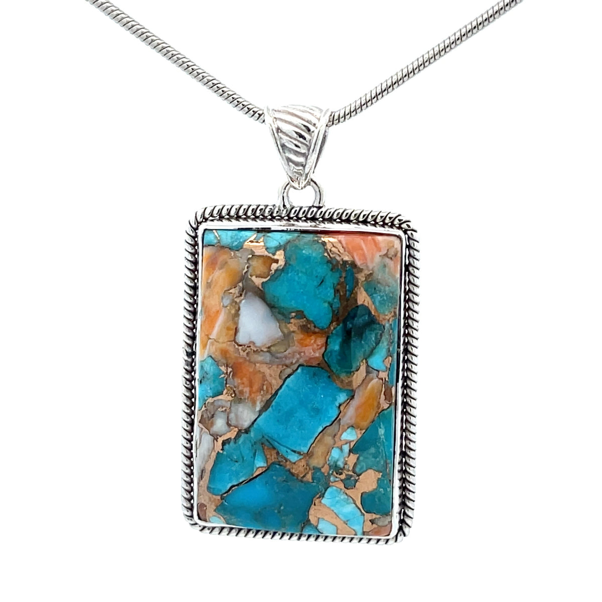 Sterling Silver Spiny Oyster Pendant