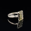Sterling Silver Carved Watermelon Tourmaline Ring Size 9