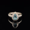 Sterling Silver Swiss Topaz Ring Size 7