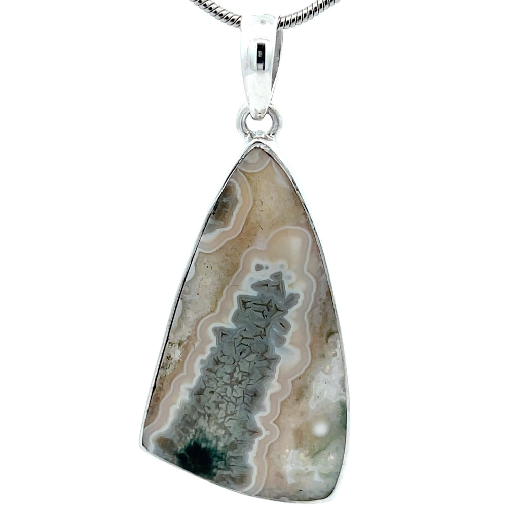 Sterling Silver Ocean Jasper Pendant