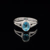 Sterling Silver Swiss Topaz Ring Size 10