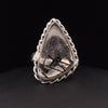 Sterling Silver Tourmalated Quartz Ring Size 9