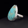 Sterling Silver Kingman Turquoise Ring Size 7