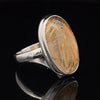 Sterling Silver Rutilated Quartz Ring Size 10