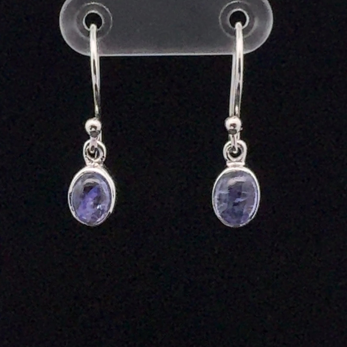 Sterling Silver Tanzanite Earrings