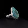 Sterling Silver Kingman Turquoise Ring Size 7