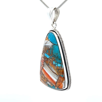 Sterling Silver Spiny Oyster Pendant