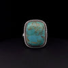 Sterling Silver Kingman Turquoise Ring Size 7