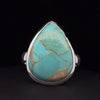 Sterling Silver Kingman Turquoise Ring Size 7