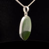 Sterling Silver Nephrite Jade Pendant