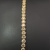 18K Yellow Gold Natural Diamond Tennis Bracelet