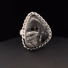 Sterling Silver Tourmalated Quartz Ring Size 7