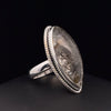 Sterling Silver Tourmalated Quartz Ring Size 7