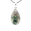 Sterling Silver Moss Agate Pendant