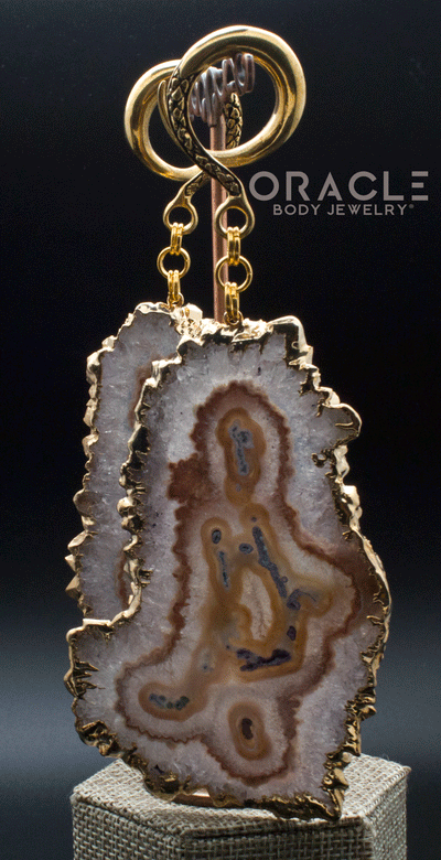 Crossover With Gold Plated Large Stalactite Slices