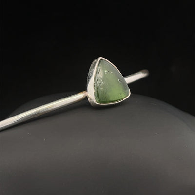 Sterling Silver Ammolite Cuff Bracelet