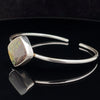 Sterling Silver Ammolite Cuff Bracelet