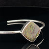 Sterling Silver Ammolite Cuff Bracelet